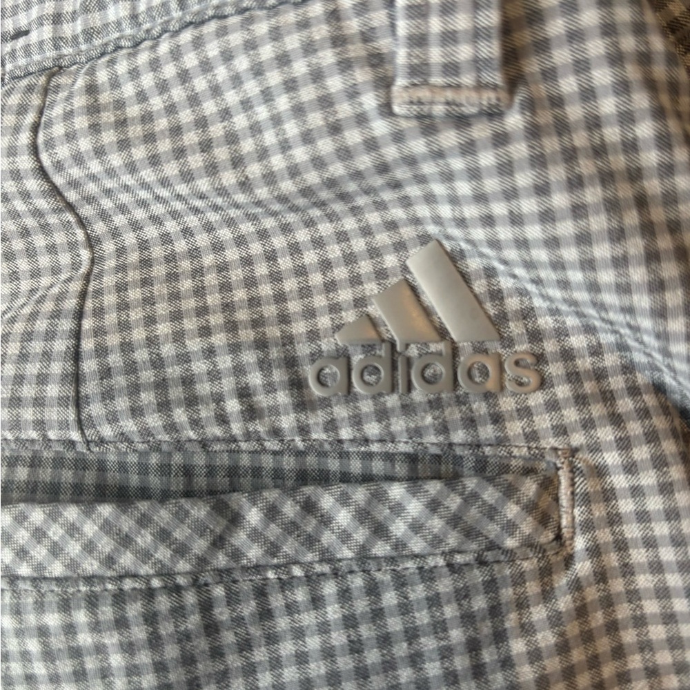 Adidas Men's Checkered Golf Shorts - Picture 3 of 4